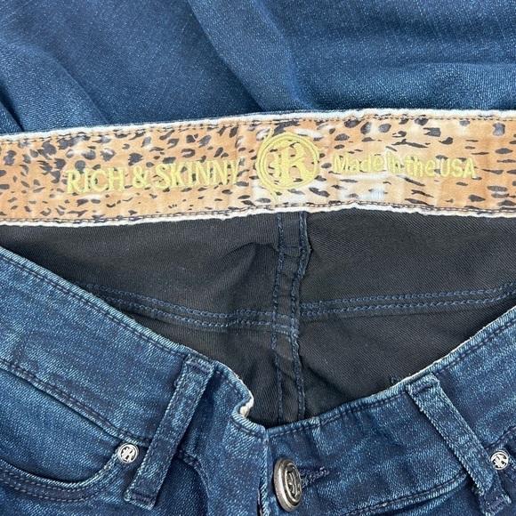 Rich & Skinny Side Ankle Zip Distressed Jeans Size 29 Women’s - Picture 2 of 6